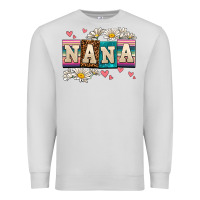 Dove Grey daisy nana Premium Sweatshirt - AdoDesignShop
