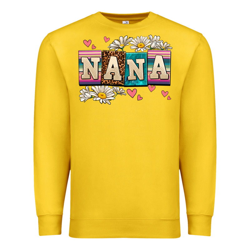 Daisy Nana Premium Sweatshirt by AdoDesignShop | Teevron