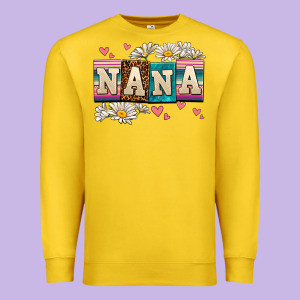 Daisy Nana Premium Sweatshirt Designed By Adodesignshop