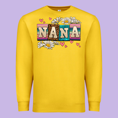 Daisy Nana Premium Sweatshirt Designed By Adodesignshop