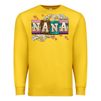 Lemon daisy nana Premium Sweatshirt - AdoDesignShop