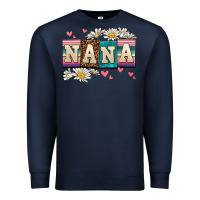 Navy daisy nana Premium Sweatshirt - AdoDesignShop