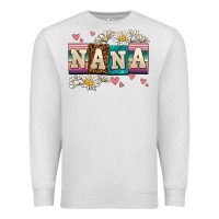 Oatmeal Heather daisy nana Premium Sweatshirt - AdoDesignShop