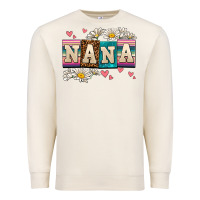 Sandshell daisy nana Premium Sweatshirt - AdoDesignShop