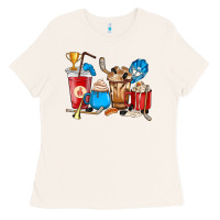 Bone Hockey coffee cups Ladies Tee - HowdyJamesFarm