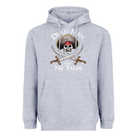 Heather Grey Dead Men Tell No Tales Funny Gifts Boy Girl Heavyweight Hoodie - maiPhamDesign