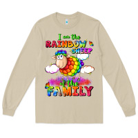 Mushroom I am the rainbow sheep of the family Long Sleeve Tee - FaDigitalArtStudio