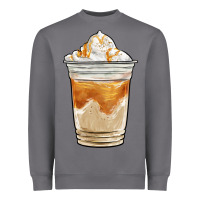 Storm iced caramel frappuccino coffee Heavyweight Sweatshirt - BarkalooDesign