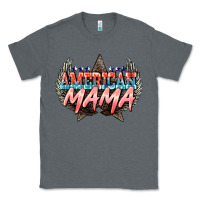 Charcoal Heather American mama Mother's Day Classic Tee - HowdyJamesFarm