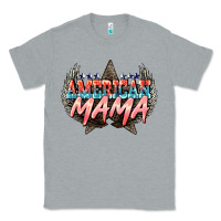 Heather Grey American mama Mother's Day Classic Tee - HowdyJamesFarm