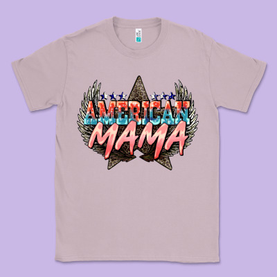 American Mama Mother's Day Classic Tee Designed By Howdyjamesfarm
