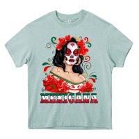 Arona Mexicana with Skull Girl Heavy Core Tee - texasbilliewilder
