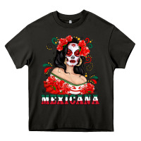 Asphalt Mexicana with Skull Girl Heavy Core Tee - texasbilliewilder