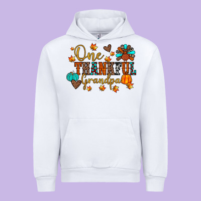 One Thankful Grandpa Urban Hoodie Designed By Jahusdesignshop
