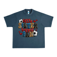 Midnight Navy little sister biggest fan soccer Urban Heavy Tee - Jasminsmagicworld