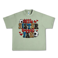 Oil Green little sister biggest fan soccer Urban Heavy Tee - Jasminsmagicworld