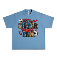 Pebble Blue little sister biggest fan soccer Urban Heavy Tee - Jasminsmagicworld