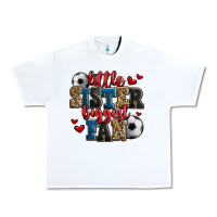 White little sister biggest fan soccer Urban Heavy Tee - Jasminsmagicworld
