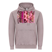 Vintage Zinc breast cancer brushstroke Vintage Hoodie - FaDigitalArtStudio