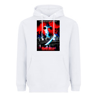 White Vintage Classic  Horror film Art Characters Mens Womens Heavyweight Hoodie - maiPhamDesign