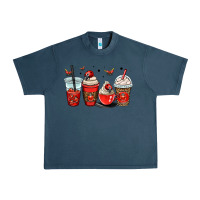 Midnight Navy ladybug coffee cups Urban Heavy Tee - OliviaCreatesArt