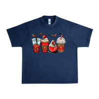 Navy ladybug coffee cups Urban Heavy Tee - OliviaCreatesArt