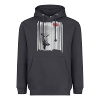 Banksy Balloon Girl Cute Heavyweight Hoodie | Teevron