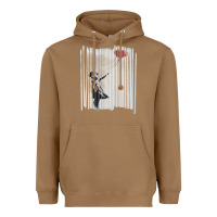 Toasted Coconut banksy balloon girl cute Heavyweight Hoodie - maiPhamDesign