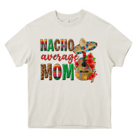 Cream Nacho Average Mom Heavy Core Tee - texasbilliewilder