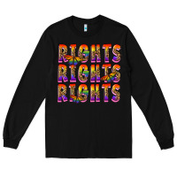 Black rights rights rights pride Long Sleeve Tee - FaDigitalArtStudio