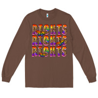 Chestnut rights rights rights pride Long Sleeve Tee - FaDigitalArtStudio