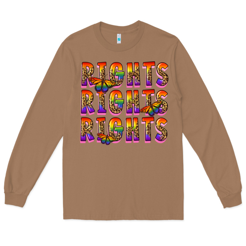 Rights Rights Rights Pride Long Sleeve Tee by FaDigitalArtStudio | Teevron