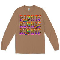 Toasted Coconut rights rights rights pride Long Sleeve Tee - FaDigitalArtStudio