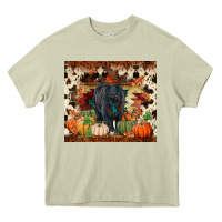 Mossy Fall black angus Heavy Core Tee - RanaPortraitStore