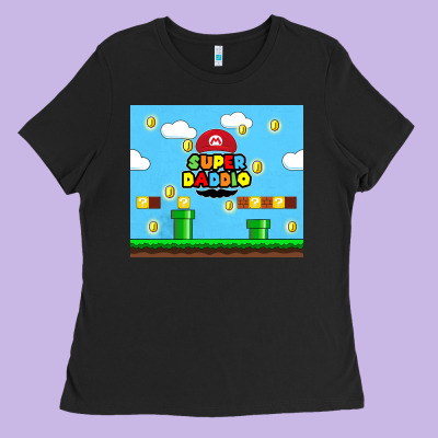Super Daddio Ladies Tee Designed By Tumblerdesignbyshophia