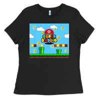 Black super daddio Ladies Tee - TumblerDesignByShophia
