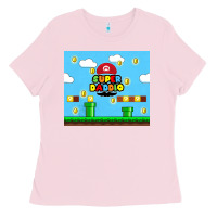 Bubblegum Pink super daddio Ladies Tee - TumblerDesignByShophia