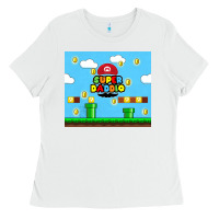 White super daddio Ladies Tee - TumblerDesignByShophia