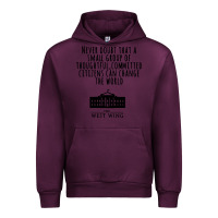 Mauve Wine West Wing My Favorite People Urban Hoodie - maiPhamDesign