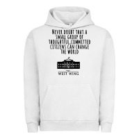 Pigment Lunar Rock West Wing My Favorite People Urban Hoodie - maiPhamDesign