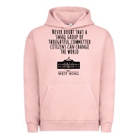 Pigment Salmon West Wing My Favorite People Urban Hoodie - maiPhamDesign