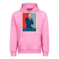Fuchsia Pink Bartlet For President Lover Gift Urban Hoodie - maiPhamDesign