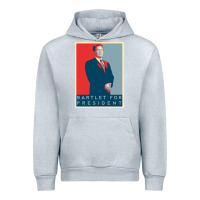 Heather Grey Bartlet For President Lover Gift Urban Hoodie - maiPhamDesign
