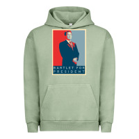 Pigment Oil Green Bartlet For President Lover Gift Urban Hoodie - maiPhamDesign