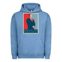 Pigment Pebble Blue Bartlet For President Lover Gift Urban Hoodie - maiPhamDesign