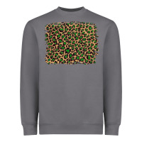 Storm leopard with green glitter Heavyweight Sweatshirt - Artiststas