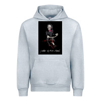 Heather Grey Saw I Want To Play A Game Picture Urban Hoodie - maiPhamDesign