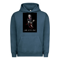 Pigment Midnight Navy Saw I Want To Play A Game Picture Urban Hoodie - maiPhamDesign