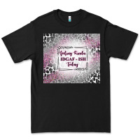 Black feeling kinda idgaf ish today with leopard Premium Tee - TumblerDesignByShophia