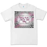 White feeling kinda idgaf ish today with leopard Premium Tee - TumblerDesignByShophia